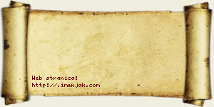 Hana Pajević vizit kartica